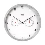 Стенен часовник с термометър и хигрометър, ф30cm, TEESA TSA0049