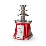 Chocolate fountain, 90W, 500ml, red/gray, 16310186, Melissa