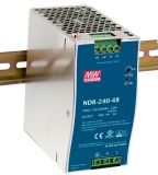 DIN rail power supply NDR-240-48, 48/48~55VDC, 5A, 240W, MEAN WELL