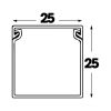 Кабелен канал, 25x25x2000 mm, EU2525SLT, EUROPLASTIK - 3