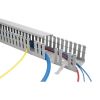 Plastic wiring trunking serrated, 40x40x2000 mm, PVC, EU4040SLT, EUROPLASTIK - 2