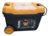 Tool case with handle and wheels, organizer, 595x420x380mm, plastic
