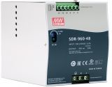 Импулсно захранване за DIN шина SDR-960-48, 48~55/48VDC, 20A, 960W, MEAN WELL