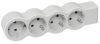 Power strip without cable 4 sockets, 16A, 230V, white, LEGRAND 694575
 - 1