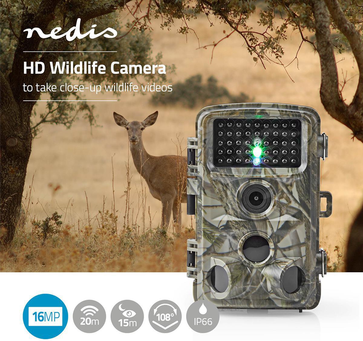 Ловна камера WCAM150GN, 16Mpx, Full HD video, 5Mpx CMOS, до 20m, нощно виждане