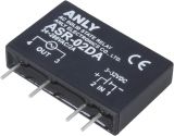 Solid state relay ASR-02DA, semiconductor, 3~32VDC, load capacity 2A/280VAC