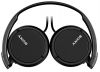 Headphones MDR-ZX110AP, jack 3.5mm, 98dB, 1.2m, black
 - 2