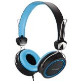 Headphones MICROLAB K300, plug 3.5mm, blue/black