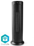Wi-Fi Smart tower fan heater, 2000W, 230VAC, 2 heat settings, black, WIFIFNH10CBK, NEDIS