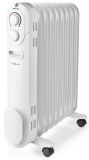 Oil radiator, 2000W, 230VAC, 620x405mm, white, 9 fins, HTOI20EWT9, NEDIS