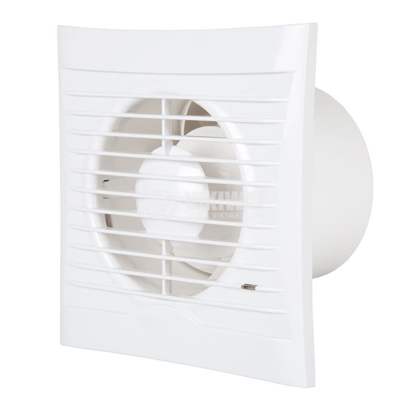 Вентилатор за баня Fresh S100, ф100mm, 230VAC, 14W, 99m3/h, бял