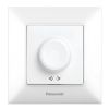 Rotary LED dimmer switch, RL 6-100W, 230VAC, white, Arkedia Slim, Panasonic, WNTC0520-2WH