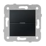 Електрически ключ, димер, 3-150W, 230VAC, за вграждане, черен, Karre Plus, Panasonic, WKTT0529-5BL