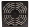 Filter Fan Grill, 80x80mm, plastic, black - 1
