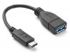 Cable USB-A/F to USB Type-C 0.1m black 18224
