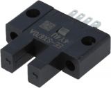 Оптичен датчик EE-SX670A, 5~24VDC, предавател-приемник(процеп), 25.4x22.2x7mm, NPN, 5mm