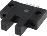 Оптичен датчик EE-SX670P, 5~24VDC, предавател-приемник(процеп), 25.4x22.2x7mm, PNP, 5mm