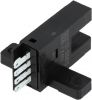 Optoelectronic switch 5~24VDC, transmitter-receiver (slot), 28.4x26x13.4mm, NPN, 5mm - 2