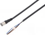 Cable for sensor, M8, female, 4pin, straight, 125VDC, 5m