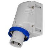 Industrial plug, 63A, 250VAC, 2P+E, SCAME 245.6393T