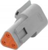 Connector 3 pin, 13A, male - 2