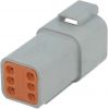 Connector 6 pin, 13A, male - 2