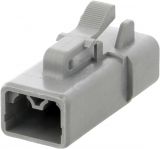 Connector AMPHENOL ATP06-2S, 2 pin, 25A, female