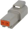 Connector 2 pin, 13A, male - 2