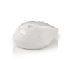 Wireless mouse with 3 buttons MSWS400WT, white, 800/1200/1600dpi, NEDIS
 - 5