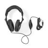 DJ Headphones HPWD3200BK, jack 3.5mm, 115dB, 2.5m, black - 6