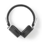 Headphones FSHP200AT, Deep Bass, jack 3.5mm, 100dB, 1.2m, black/anthracite