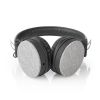 Headphones FSHP200GY, Deep Bass, jack 3.5mm, 100dB, 1.2m, black/grey - 5
