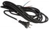 Захранващ кабел, 2x1mm2, 5m, шуко, гумиран, VM-RCOE-2X1-BL5, VEMARK
