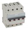 Miniature circuit breaker, four-pole, 20A, C curve, 400VDC, DIN rail, 403563, LEGRAND