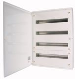 Distribution board BF-O-4/96-C, 96 (4x24) modules, steel, for outdoor installation, white color, metal door