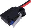 Microswitch with lever, SPST-NC, 125VAC/0.1A, 18.5x6.5x5.3mm, ON-(OFF)