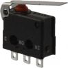 Microswitch with lever SPDT, 30VDC/0.1A, 12.7x9.4x5.3mm, ON-(ON)
