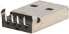 Connector, USB A 2.0, male, THT - 2