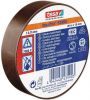 PVC insulating tape, 20m x 19mm, brown, TESA 53988