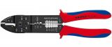 Pliers 97 22 240 for crimping, cutting, cable welding and screw-cutting attachment
