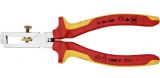 Pliers for cable stripping, 0~10mm2, isolated, KNIPEX 11 06 160