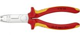 Cable stripping pliers, 0.75~2.5mm2, insulated, KNIPEX 13 46 165