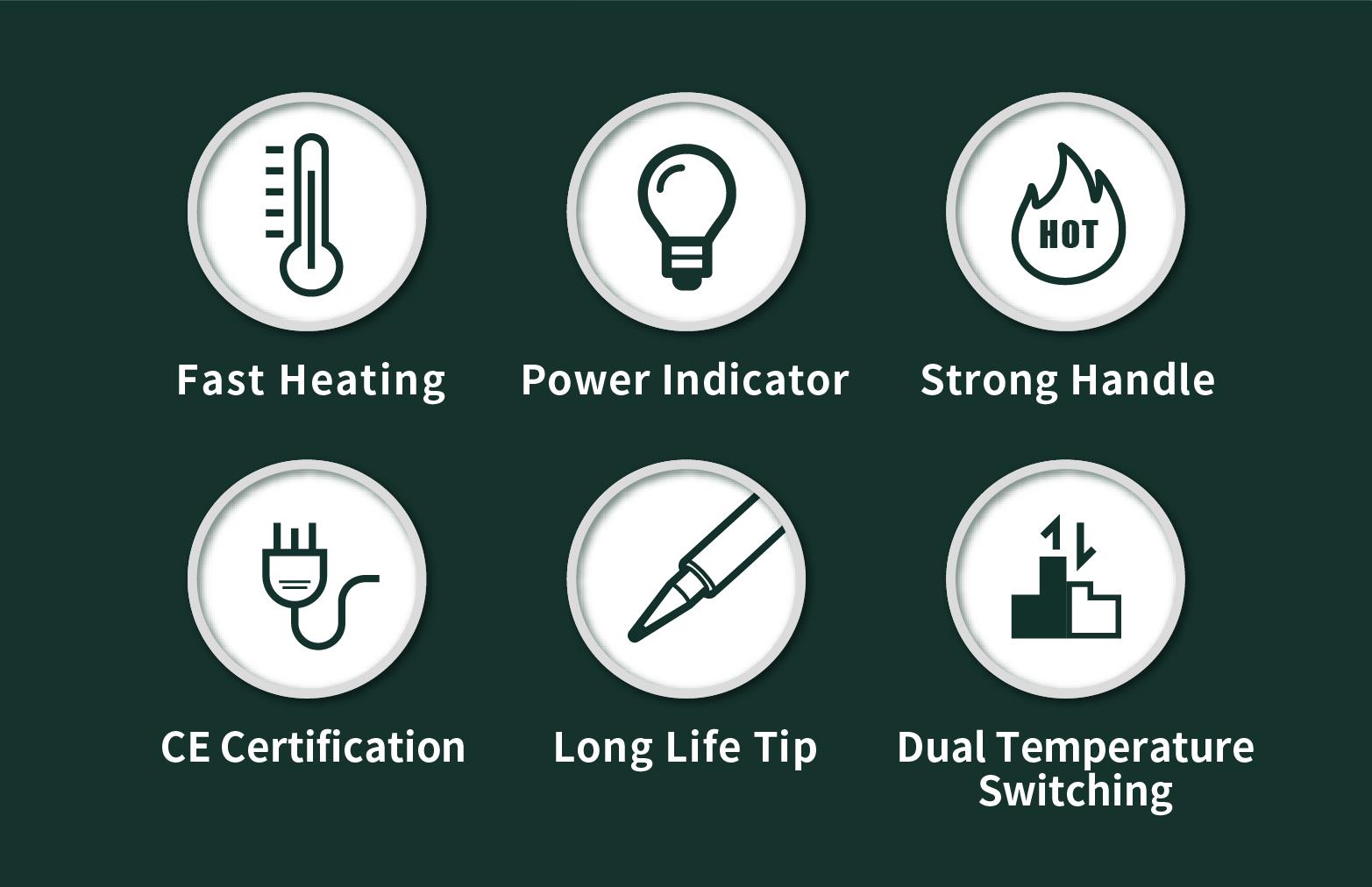 Поялник SI-109B, бързонагряващ, 40/200W, 220-240V, PRO'S KIT