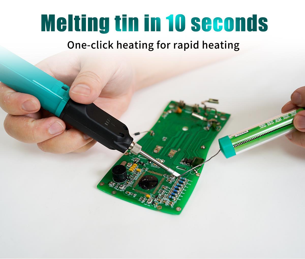 Soldering iron, heating, SI-126B-80, non-adjustable, 230VAC, 80W, conical tip, PRO'S KIT