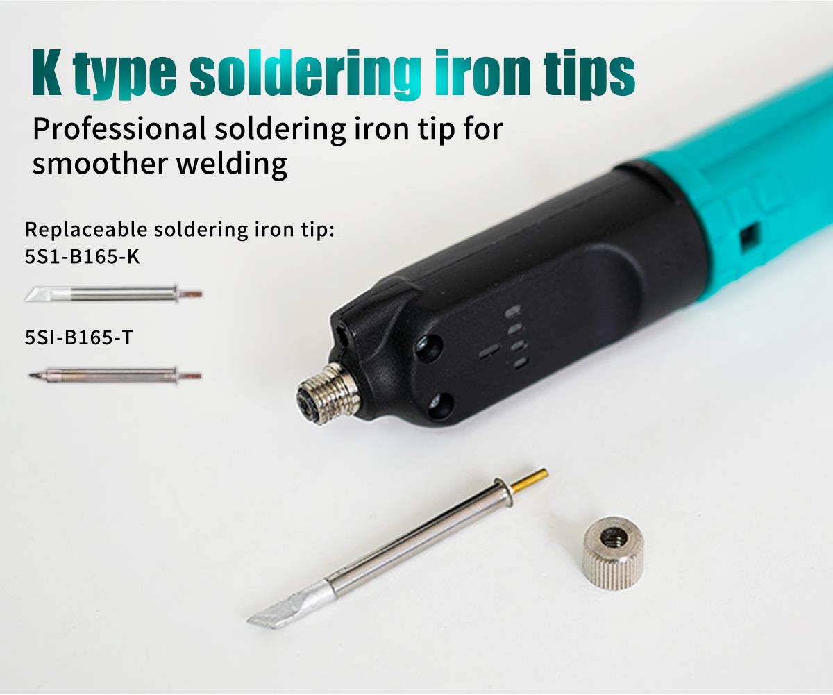 Soldering iron, heating, SI-126B-80, non-adjustable, 230VAC, 80W, conical tip, PRO'S KIT