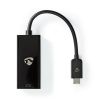 Преход USB type C/M - mini Display Port/F, 8K, 0.2m, черен
 - 2