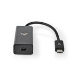 Adapter USB type C/M - mini Display Port/F, 8K, 0.2m, black