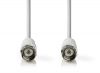 Coaxial cable with lugs, F / m-F / m, 3m
 - 2