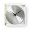 Circular wall clock, aluminium, 300mm, guartz - 3