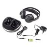 Wireless RF headphones HPRF210BK, range up to 100m, black
 - 10